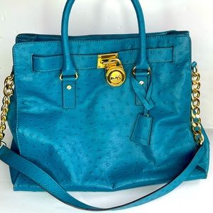 Michael Kors teal handbag